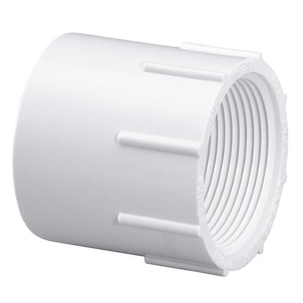 Westlake Pipe & Fittings Lasco Fittings 435015 1.5 in. SCH40 Female Adapter Slip x FPT - White; Box of 25 435015 - main